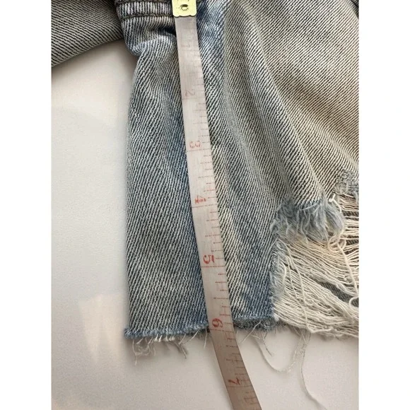 One‎ Teaspoon Jean Shorts Women 26 Blue Cutoff BRIDGETTES Distressed summer New